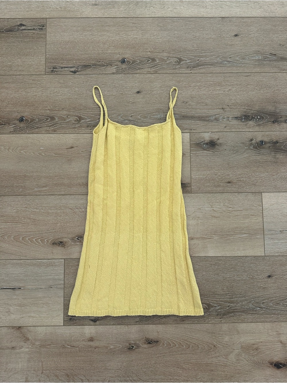 FP Yellow Knit Sundress NWT Soft Girl Beachwear